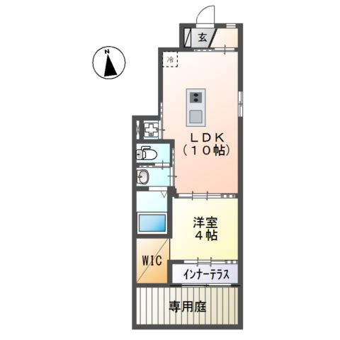 ピースフル・ミチの間取り