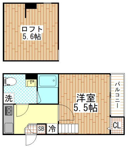 ラミアカーサ衣摺の間取り
