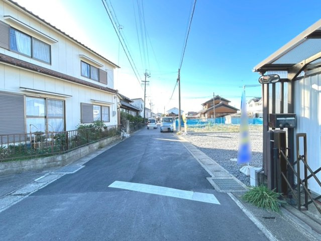 クワイエ　丹羽郡扶桑町南山名第4　全2区画分譲の前面道路含む現地写真|■前面道路　■ヤマダ不動産　株式会社リライフ　
■夢のマイホーム購入をフルサポートします！