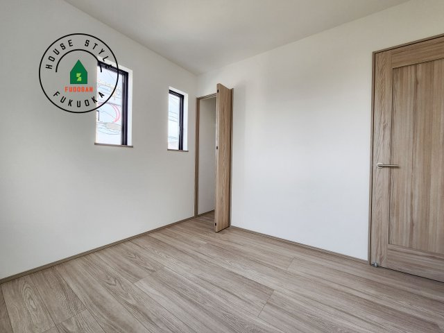 福岡市西区泉3丁目第1-2棟(B号棟)の内観：施工例|将来的に、琉球畳を引きまして和室風にすることも可能です。