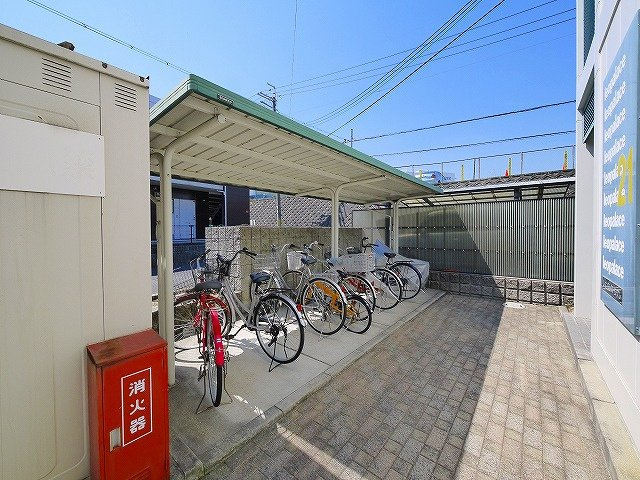レオパレスシプレのその他共用部分|駐輪場です