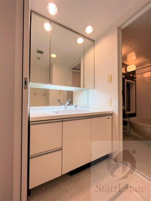 【独立洗面台】 | ドルチェグラン山坂 | 賃貸借契約前のお部屋の画像です。