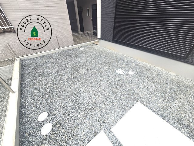 福岡市東区香椎2丁目第3-2棟（1号棟）　の庭|お庭で自由な時間を過ごせます。