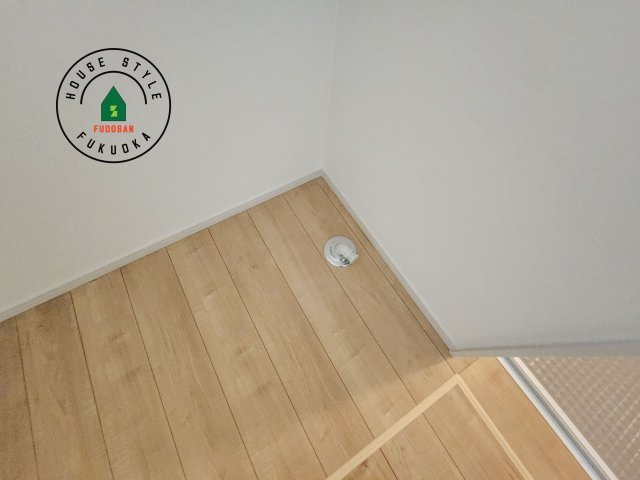 福岡市東区香椎第3-2棟（1号棟）　の内観：施工例|ランドリースペースとなります。広々して有効的にご使用できます。 