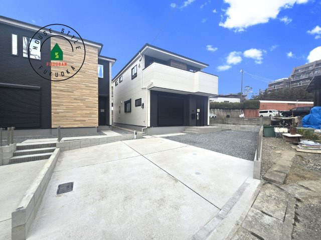 福岡市東区香椎第3-2棟（2号棟）　の外観|デザイン性のある外観です。