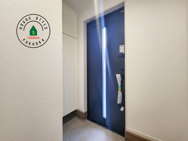 福岡市東区香椎第3-2棟（2号棟）　の内観：施工例|二重ロックでしっかり防犯対策ができます。