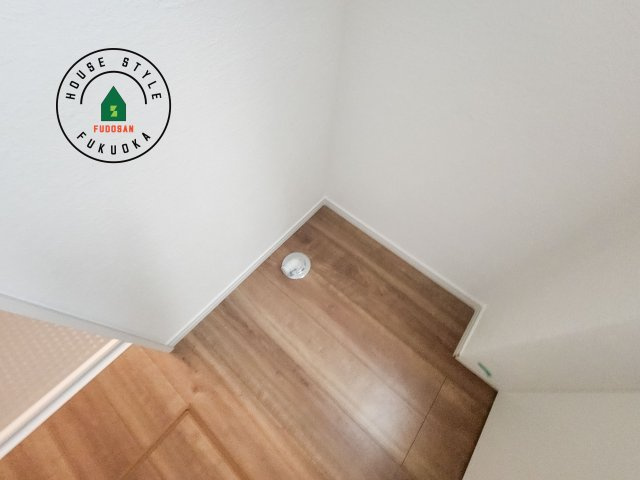 福岡市東区香椎第3-2棟（2号棟）　の内観：施工例|ランドリースペースとなります。広々して有効的にご使用できます。 