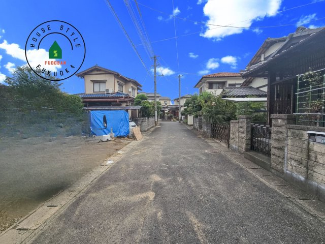 福岡市東区土井第2-1棟（1号棟）　の前面道路含む現地写真|前面道路です。