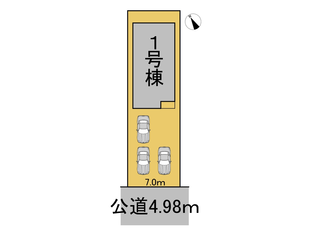 【商談中】リーブルガーデン　岐阜市池ノ上町４丁目　全１区画分譲の区画図|■区画図
■YAMADA電機の　ヤマダ不動産　株式会社リライフ　
いつでもお問合わせ下さい。