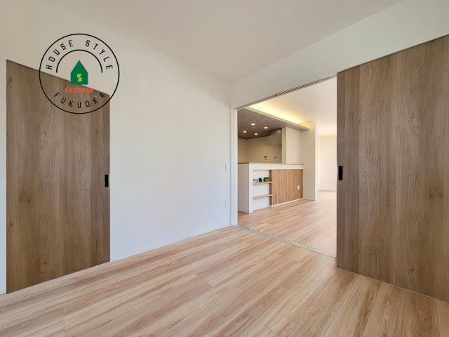 福岡市東区奈多1丁目第2-6棟（1号棟）の内観：施工例|将来的に、琉球畳を引きまして和室風にすることも可能です。