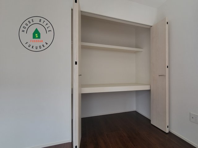 福岡市東区奈多1丁目第2-6棟（2号棟）の内観：施工例|大きなスペースがあり、収納には困りません。
