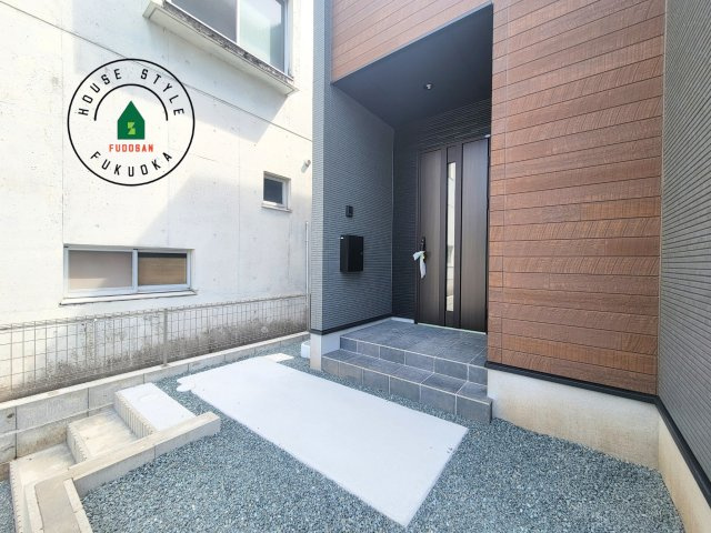 福岡市東区奈多1丁目第2-6棟（2号棟）の外観：施工例|おでかけの時も帰った時も、「我が家」を最初に感じでもらえる素敵な空間に。