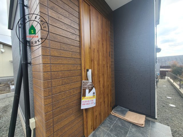 福岡市東区奈多1丁目第2-6棟（3号棟）の外観：施工例|おでかけの時も帰った時も、「我が家」を最初に感じでもらえる素敵な空間に。