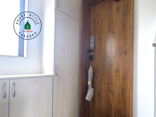 福岡市東区奈多1丁目第2-6棟（3号棟）の防犯設備|二重ロックでしっかり防犯対策ができます。