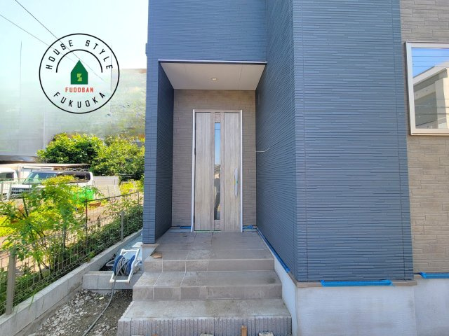 福岡市東区奈多1丁目第2-6棟（5号棟）の外観：施工例|おでかけの時も帰った時も、「我が家」を最初に感じでもらえる素敵な空間に。