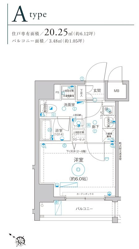 Le'a MARKS横濱東館の間取り
