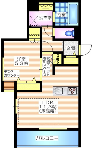 ＴＨＥ　ＷＩＮＤの間取り