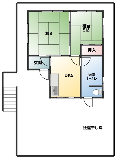 【間取り】 | 大城氏貸室