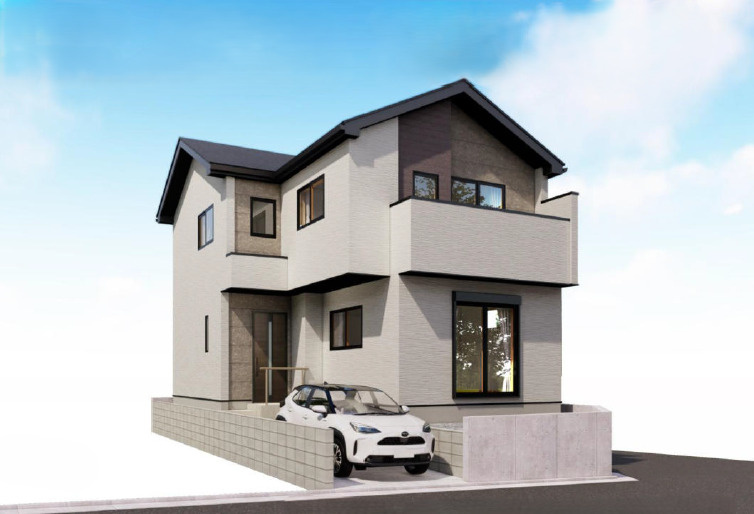 和光市白子3丁目　東南角地含む全3棟　省エネ大型邸宅