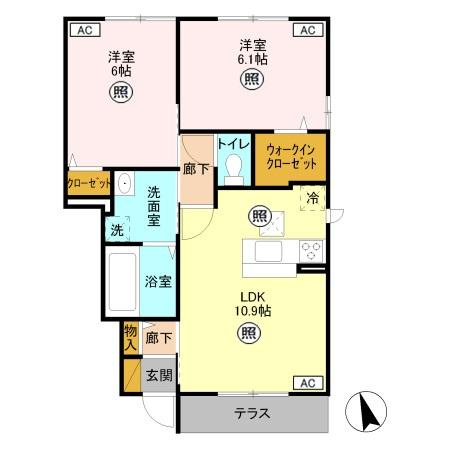 カレント Ⅲの間取り