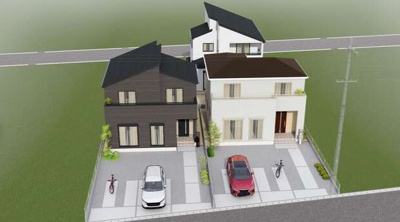 【外観パース】 | 湖西市駅南1丁目 新築一戸建て 2号棟 | 外観パースです