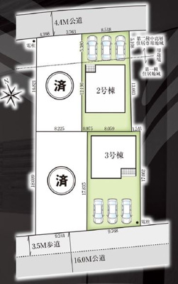 【区画図】 | 湖西市駅南1丁目 新築一戸建て 2号棟 | 2号棟の区画図です