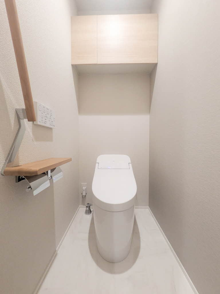 熊本市中央区南熊本１丁目の賃貸マンションのトイレ
