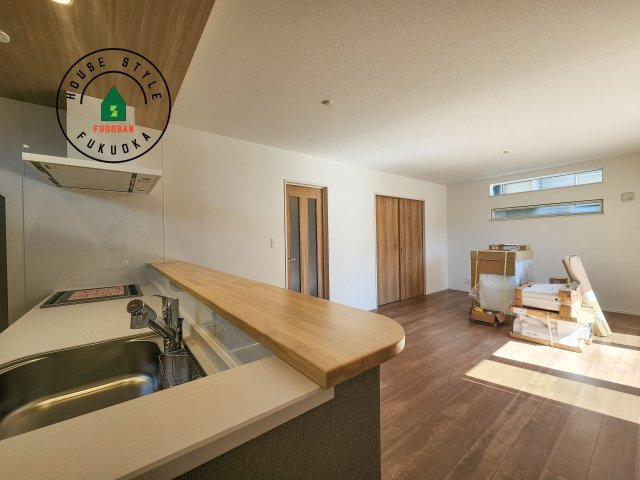 大野城市緑ヶ丘4丁目第3-1棟（1号棟）　のキッチン|キッチンから立ち込める香りが今日の料理を期待させます。