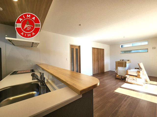 大野城市緑ケ丘4丁目第3-1棟（1号棟）　のキッチン|キッチンから立ち込める香りが今日の料理を期待させます。