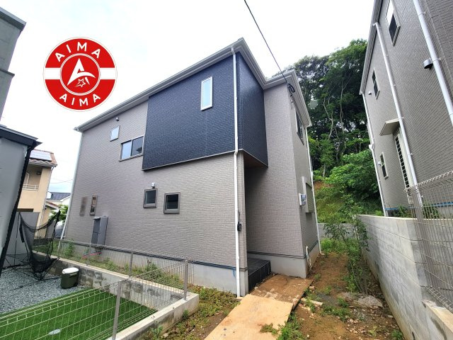 福津市福間南3丁目第1-7棟（2号棟）　の外観|デザイン性のある外観です。