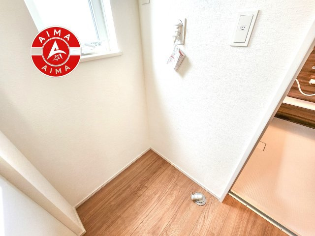 福津市福間南3丁目第1-7棟（2号棟）　のランドリースペース|ランドリースペースとなります。広々して有効的にご使用できます。 