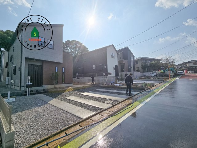 福津市福間南3丁目第1-7棟（2号棟）　の前面道路含む現地写真|見学の時間などお気軽にお問い合わせ下さい。