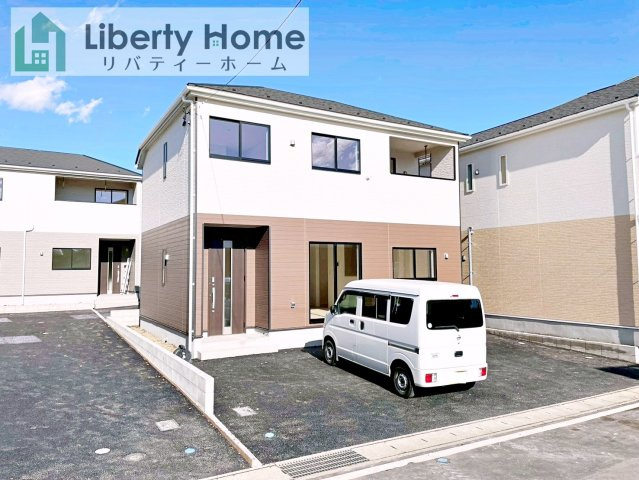 結城市結城第43　新築戸建　7号棟の外観|ご予約をいただければ、『平日の空いた時間』『周辺物件まとめて見たい』『1件だけ見たい』ももちろん可能です♪
お気軽にお問合せください♪