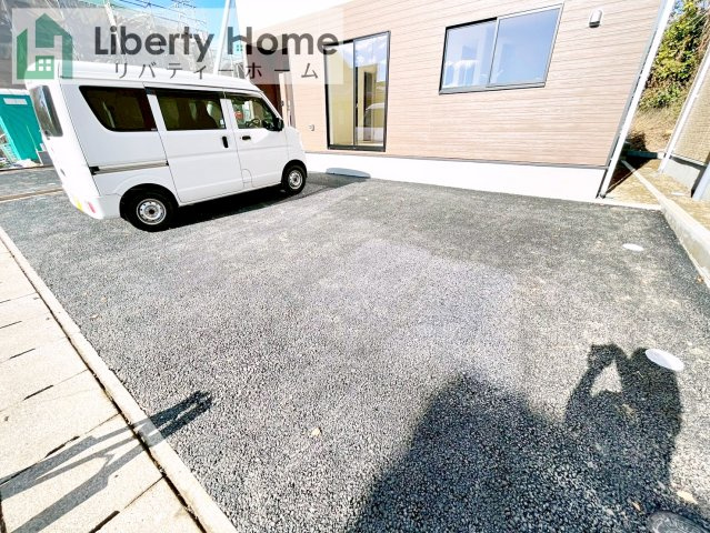 結城市結城第43　新築戸建　7号棟の駐車場
