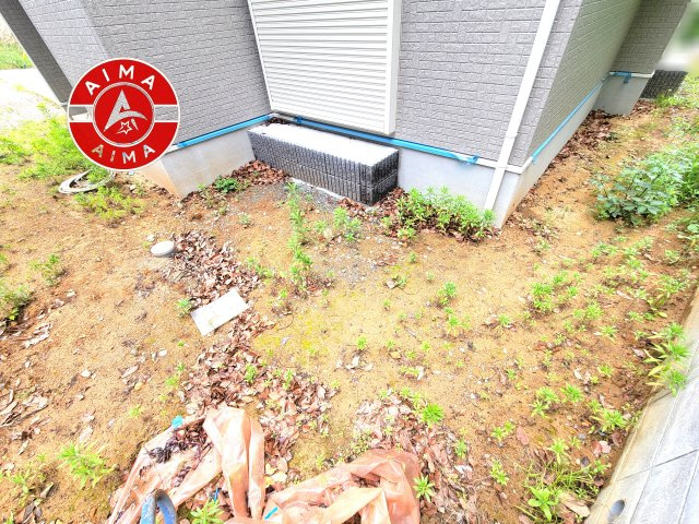 福津市福間南3丁目第1-7棟（4号棟）　の庭|お庭で自由な時間を過ごせます。