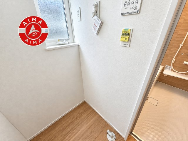 福津市福間南3丁目第1-7棟（4号棟）　の脱衣所|ランドリースペースとなります。広々して有効的にご使用できます。 