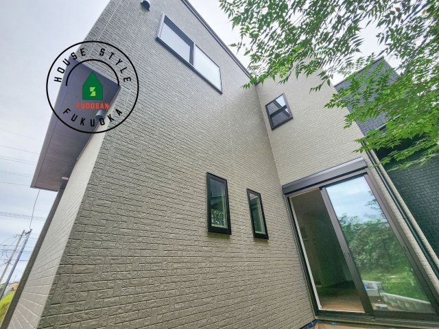 福津市福間南3丁目第1-7棟（6号棟）　の外観|デザイン性のある外観です。