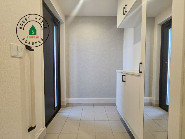 小郡市寺福童第1-2棟（2号棟）の内観：施工例|二重ロックでしっかり防犯対策ができます。