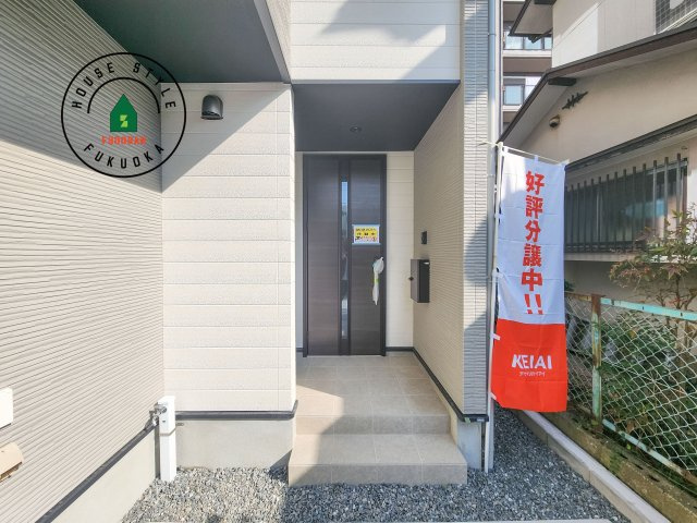 大野城市中央1丁目第1-3棟（3号棟）の玄関|おでかけの時も帰った時も、「我が家」を最初に感じでもらえる素敵な空間に。
