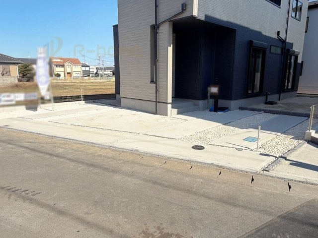 取手市本郷5期　新築戸建て　1号棟の駐車場|カースペースは2台お停めいただけます♪