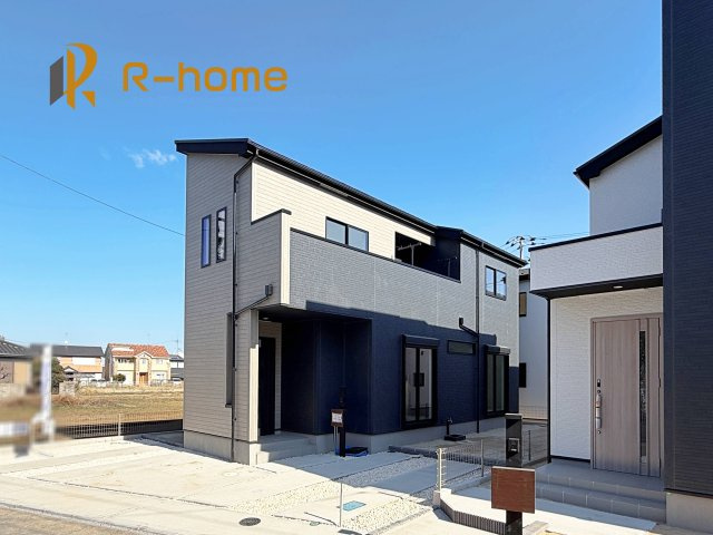 取手市本郷5期　新築戸建て　1号棟の外観|ご予約を頂ければ、『平日』はもちろん『早朝』や『夜間』もご見学可能です♪お気軽にお申し付けください♪