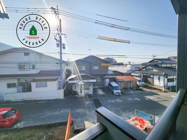 大野城市乙金東1丁目第2第3-3棟(3号棟)の展望|窓から緑が見える物件も魅力的です。