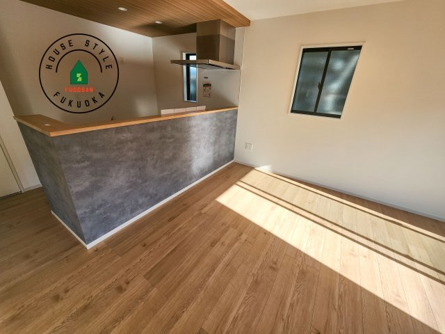 大野城市乙金東1丁目第2第3-3棟(3号棟)の内観：施工例|キッチンから立ち込める香りが今日の料理を期待させます。