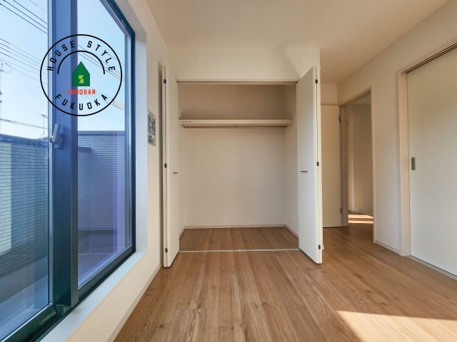 大野城市乙金東1丁目第2第3-3棟(3号棟)の内観：施工例|大きなスペースがあり、収納には困りません。