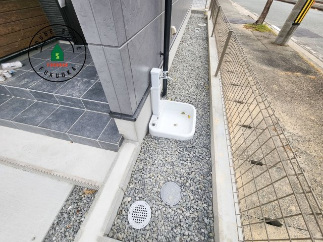 筑紫野市美しが丘北3丁目第1-2棟（2号棟）の庭|お庭で自由な時間を過ごせます。