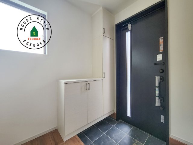 筑紫野市美しが丘北3丁目第1-2棟（2号棟）の防犯設備|二重ロックでしっかり防犯対策ができます。