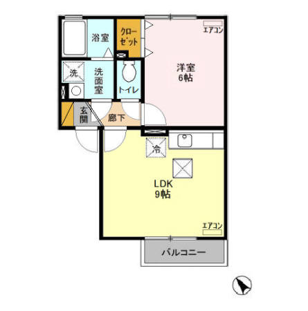 メゾン森Ｐａｒｔ ⅩⅠ･ⅩⅡの間取り