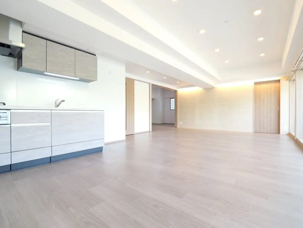 プレジオ宝塚ＡＳＩＡＮの居間・リビング|※建築中の為、実際のお部屋と仕様が異なるケースがございます。