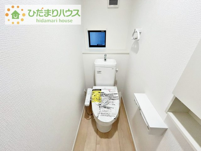 【トイレ】 | 我孫子市中峠第20　新築戸建　2号棟 | トイレは1F、2F共に完備！取り合いになることがありませんね(^^)/