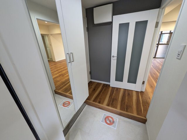 駅からド平坦！【ライオンズマンション天王町第２】の玄関|きれいな玄関です